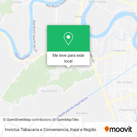 Invictus Tabacaria e Conveniencia mapa