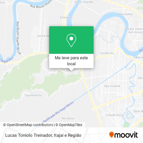 Lucas Toniolo Treinador mapa