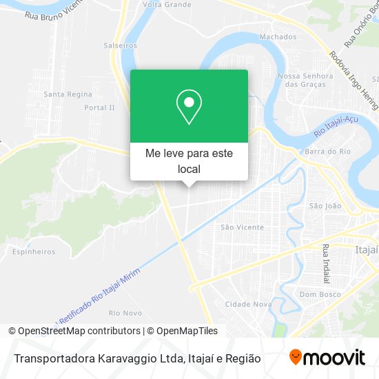 Transportadora Karavaggio Ltda mapa