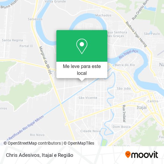 Chris Adesivos mapa