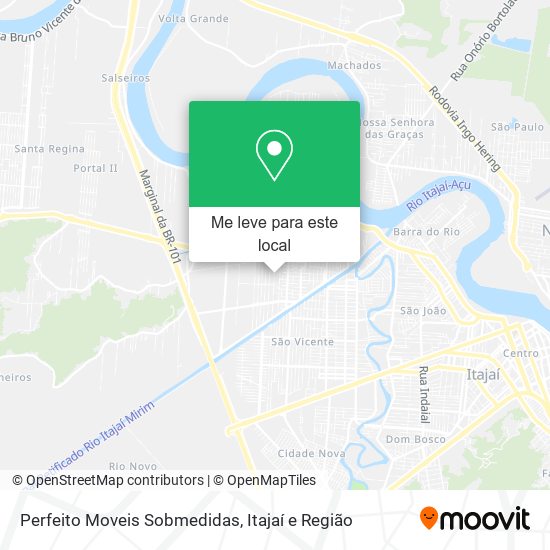 Perfeito Moveis Sobmedidas mapa