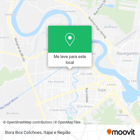 Bora Box Colchoes mapa