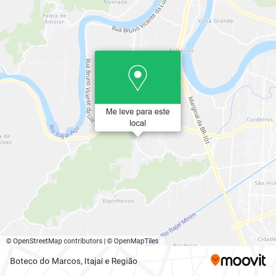 Boteco do Marcos mapa