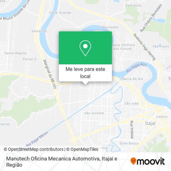 Manutech Oficina Mecanica Automotiva mapa