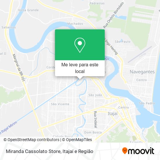 Miranda Cassolato Store mapa