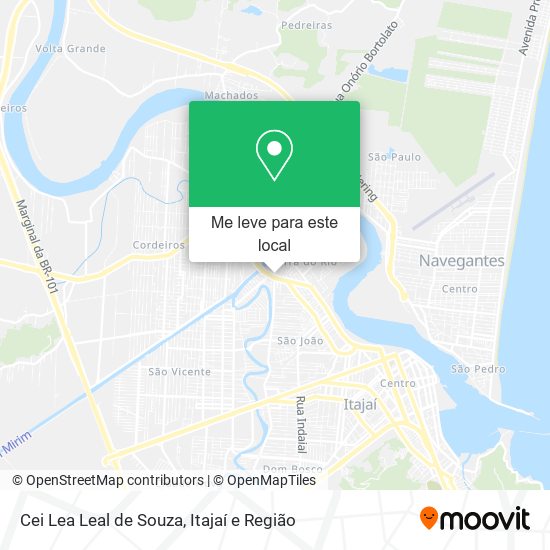 Cei Lea Leal de Souza mapa