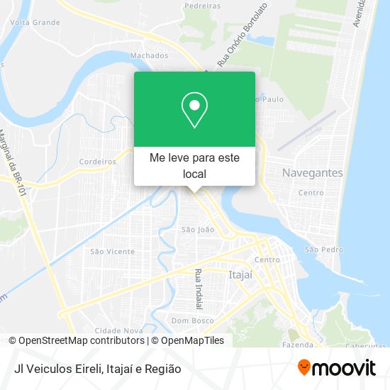 Jl Veiculos Eireli mapa