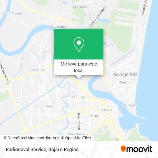 Radionaval Service mapa