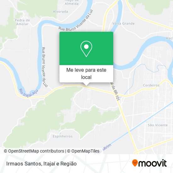 Irmaos Santos mapa