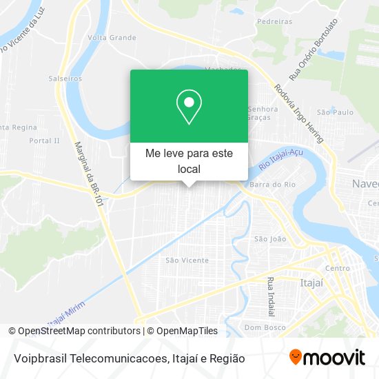 Voipbrasil Telecomunicacoes mapa