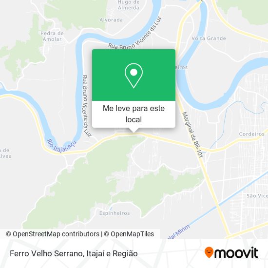 Ferro Velho Serrano mapa