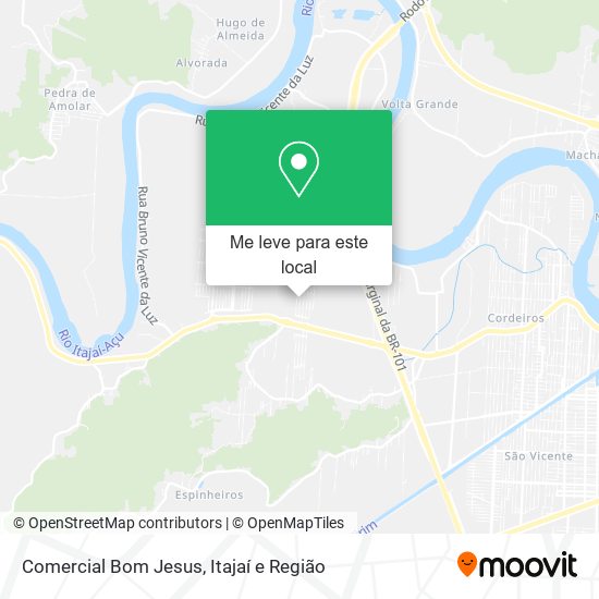 Comercial Bom Jesus mapa