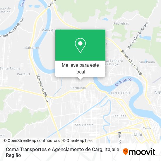 Ccma Transportes e Agenciamento de Carg mapa