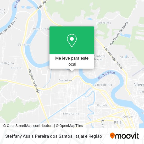 Steffany Assis Pereira dos Santos mapa