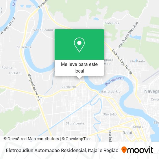 Eletroaudiun Automacao Residencial mapa