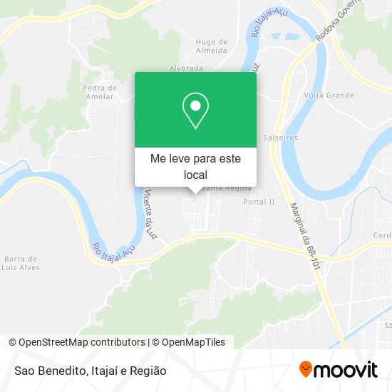 Sao Benedito mapa