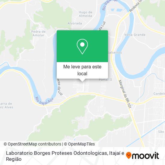 Laboratorio Borges Proteses Odontologicas mapa