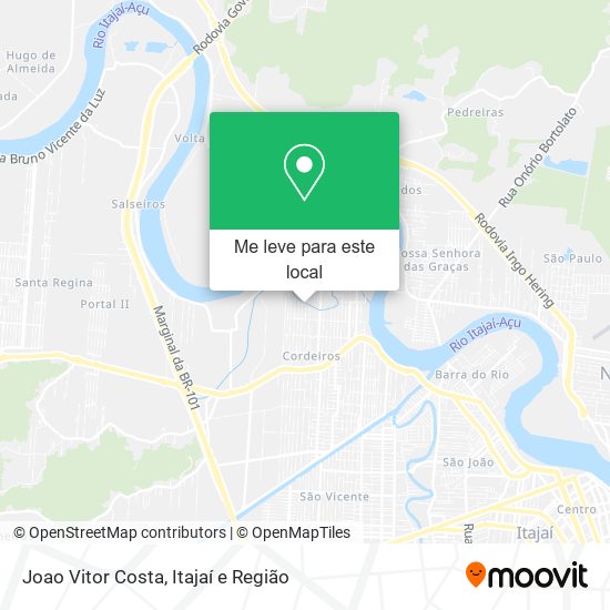 Joao Vitor Costa mapa