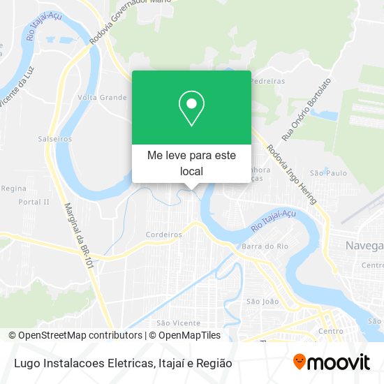 Lugo Instalacoes Eletricas mapa