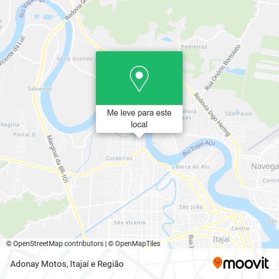 Adonay Motos mapa