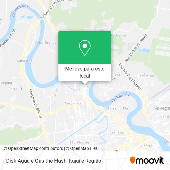 Disk Agua e Gas the Flash mapa