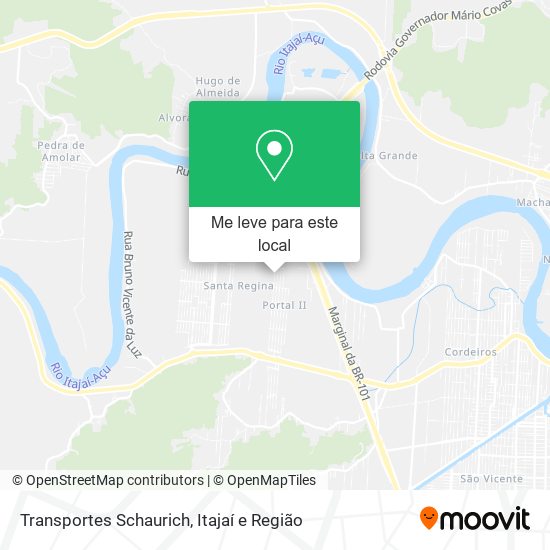 Transportes Schaurich mapa