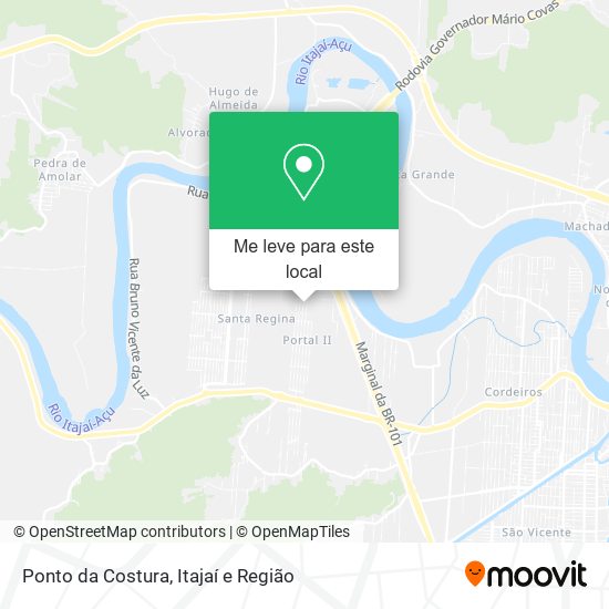 Ponto da Costura mapa