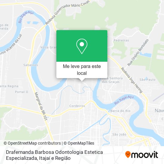 Drafernanda Barbosa Odontologia Estetica Especializada mapa