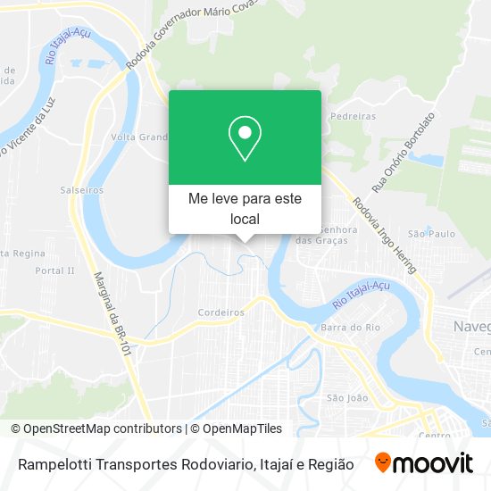 Rampelotti Transportes Rodoviario mapa