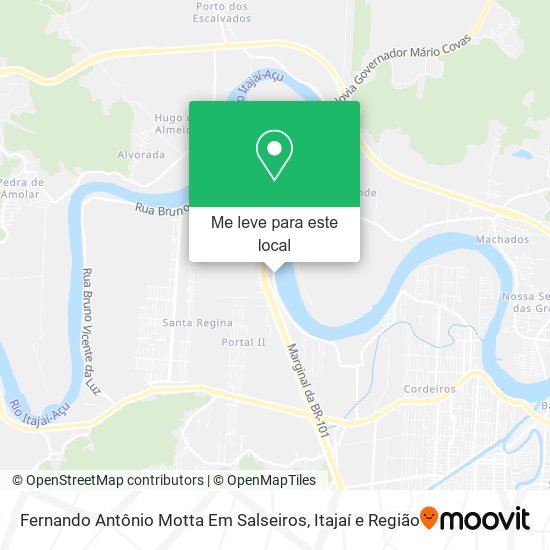 Fernando Antônio Motta Em Salseiros mapa