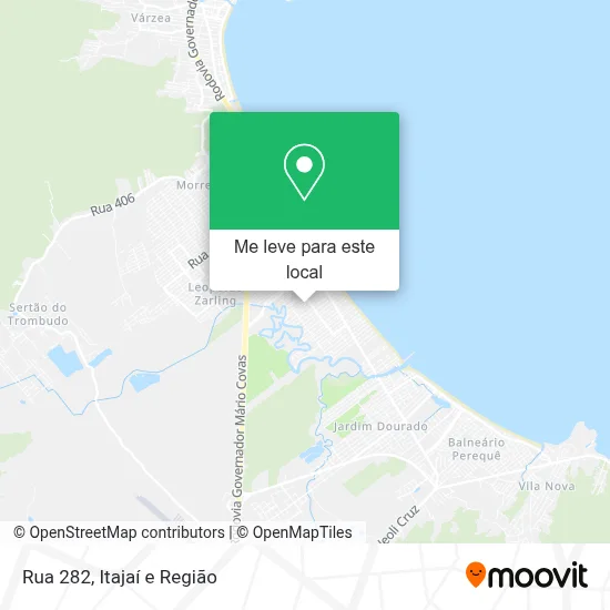 Rua 282 mapa