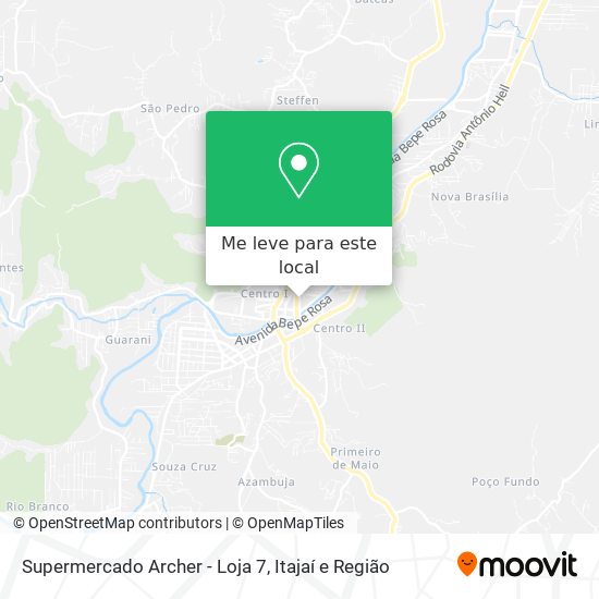 Supermercado Archer - Loja 7 mapa