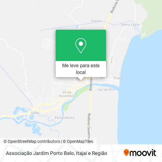 Associação Jardim Porto Belo mapa