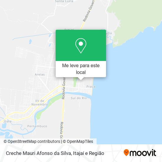 Creche Mauri Afonso da Silva mapa