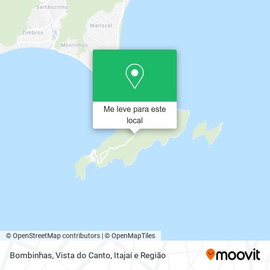 Bombinhas, Vista do Canto mapa