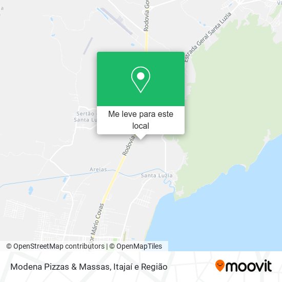 Modena Pizzas & Massas mapa