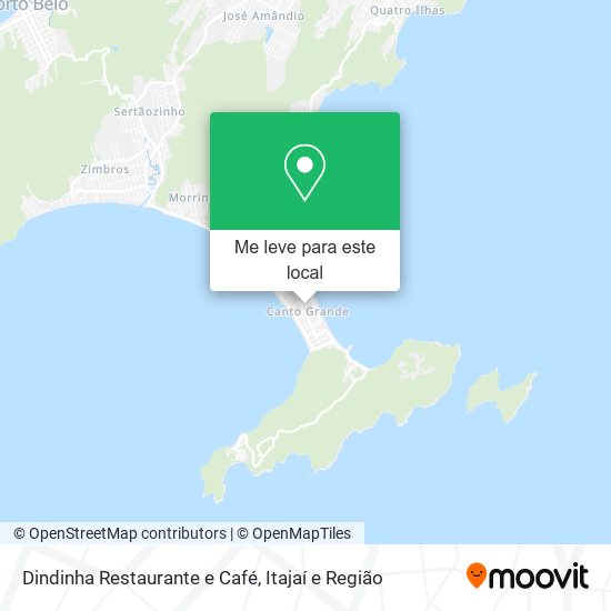 Dindinha Restaurante e Café mapa