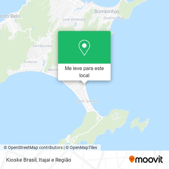Kioske Brasil mapa