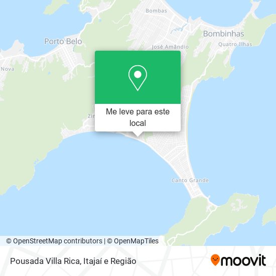 Pousada Villa Rica mapa