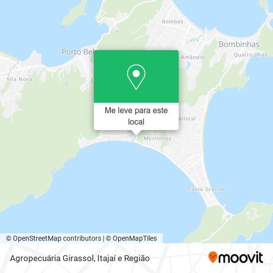 Agropecuária Girassol mapa