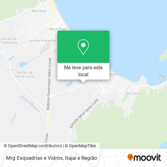 Mrg Esquadrias e Vidros mapa