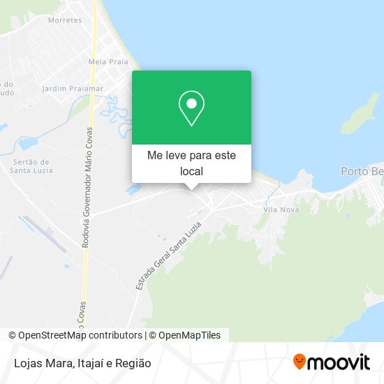 Lojas Mara mapa