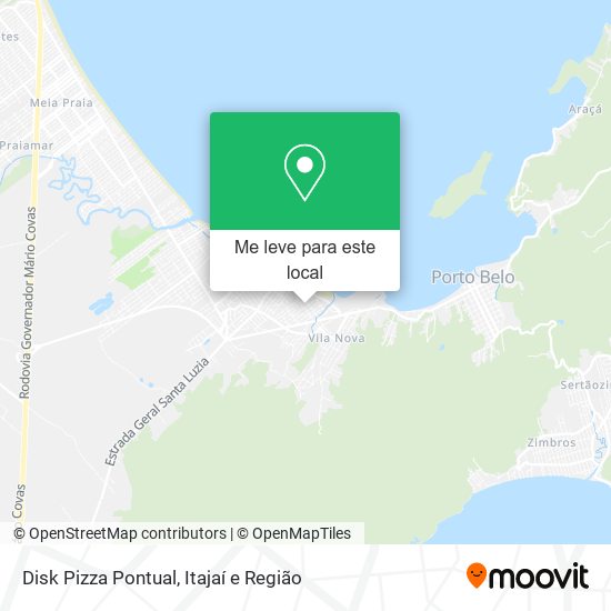 Disk Pizza Pontual mapa