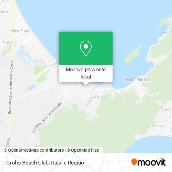 Groh's Beach Club mapa