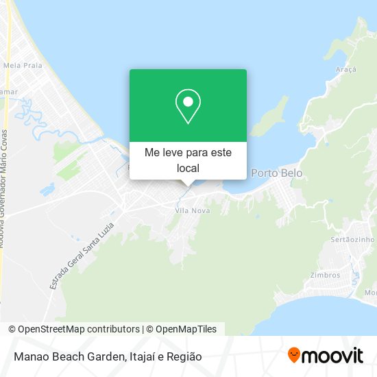 Manao Beach Garden mapa