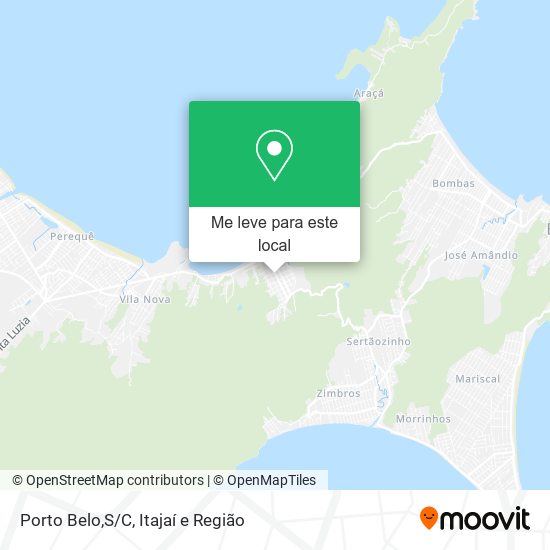 Porto Belo,S/C mapa