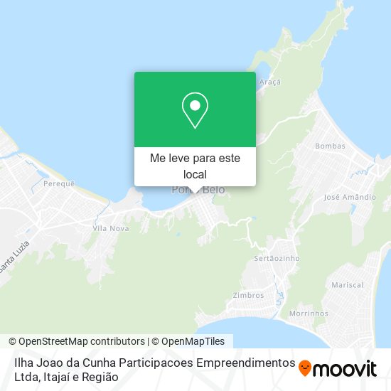 Ilha Joao da Cunha Participacoes Empreendimentos Ltda mapa