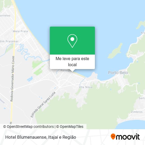 Hotel Blumenauense mapa