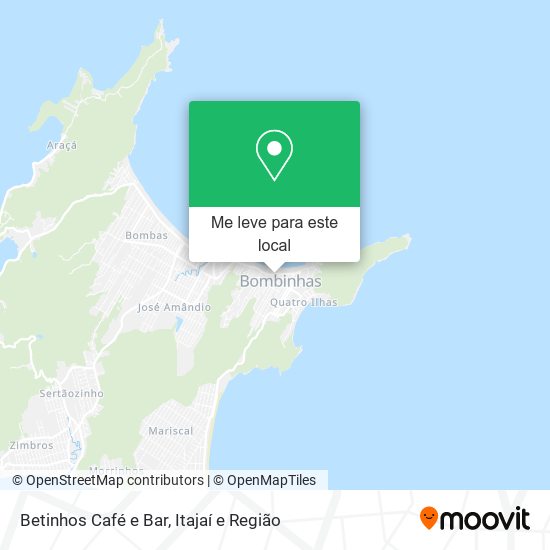 Betinhos Café e Bar mapa