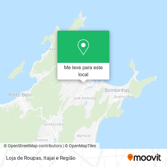 Loja de Roupas mapa